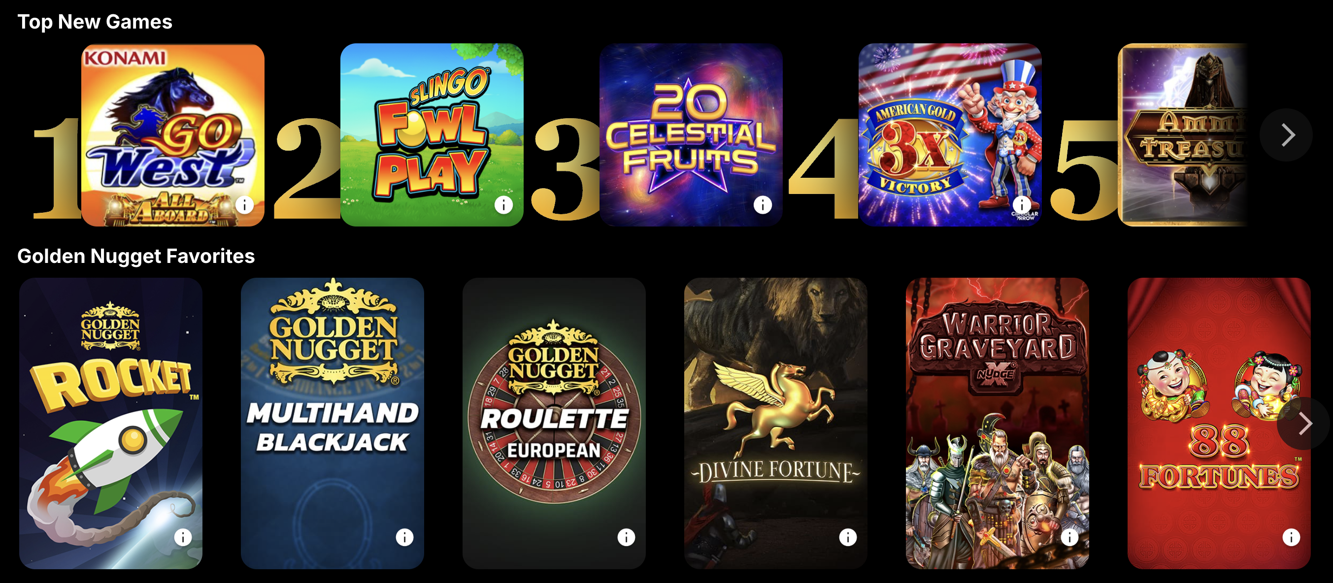 Golden Nugget Online Casino bonus code, latest promos
